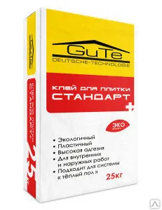 фото Клей для плитки "Стандарт Плюс"