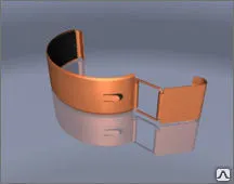 фото Соединитель желоба с резиновым уплотнителем Аквасистем 125/90