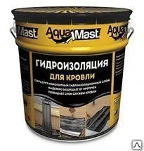 фото Гидроизоляция для кровли (мастика битумно-резиновая) 10 кг AquaMast
