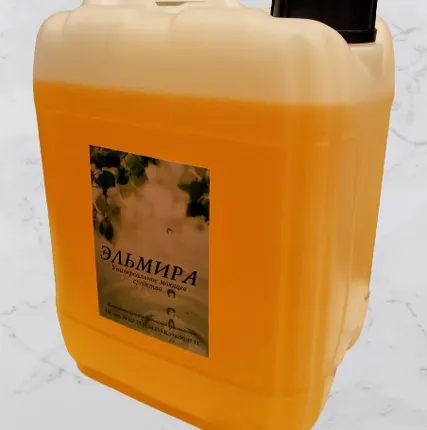 Фото №1 Эльмира - Высококонцентрированное нейтральное пенное универсальное моющее средство для эко-клининга. Мытье полов, ковров, стен, мебели, посуды, стекол и других поверхностей на производстве и в быту.