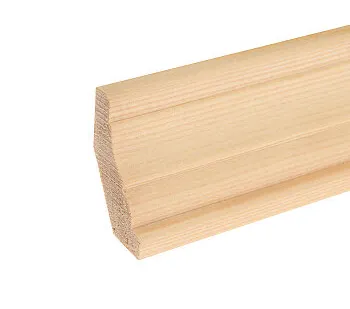 фото Плинтус 2.1-2.2 м, 60 мм, сращенный, бессучковый, разнобокий