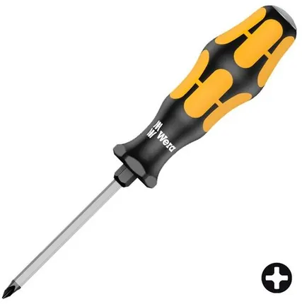 Фото №0 Крестовая ударная отвертка Phillips PH 3 x 150mm Wera Kraftform Plus 917 SPH (WE-017015)