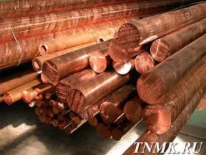 фото Круг медный 130 мм М1 ГОСТ 1535-2006