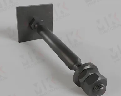 фото Болт фундаментный тип 2.2 М90х1700 мм ГОСТ 24379.1-2012 с анкерной плитой