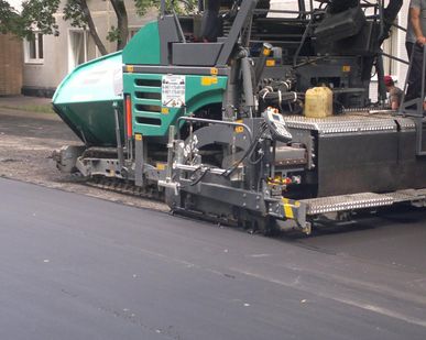 фото Асфальтирование, укладка асфальта