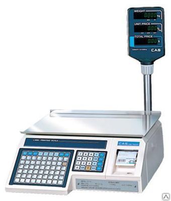 Фото №0 Торговые весы с принтером CAS LP 15 R