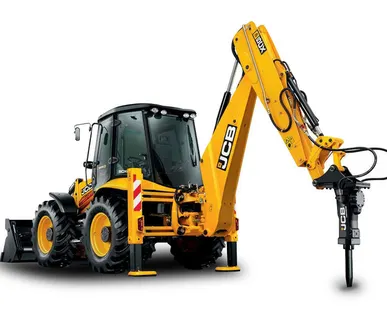 фото Экскаватор погрузчик JCB 5CX + гидромолот JCB HM033T