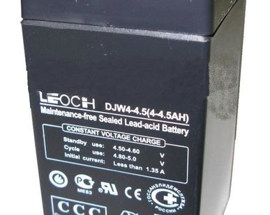 фото Аккумуляторная батарея Leoch DJW 4-4,5 (4В 4,5Ач)