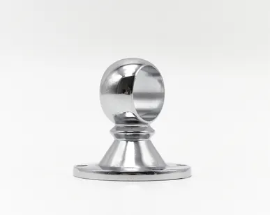 фото Держатель дистанционный проходной, для d=25мм, до центра Н=53,5мм, хром