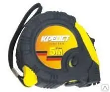 фото Рулетка 5 м x 25 мм, обрезиненный корпус КРЕОСТ