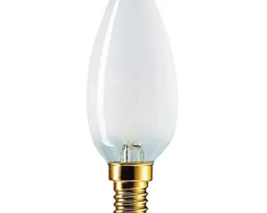 фото Лампа свеча мат. 60w B35 Е14 Philips