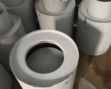 фото Установка съемного искрогасителя