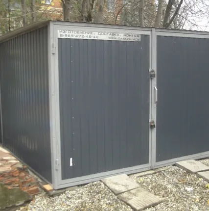 Фото №0 Гараж из профнастила