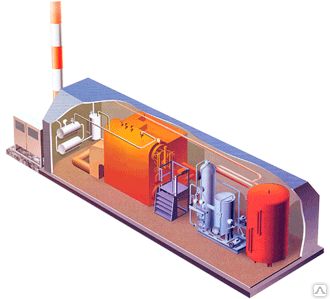 фото Установка котельная модульная МКУ-П-1,0(1,0х1)9Р