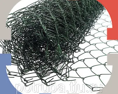 фото Сетка рабица с полимерным покрытием 40х40х1,4