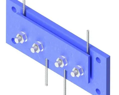 фото Кронштейн для фиксации тросов гимнастических колец