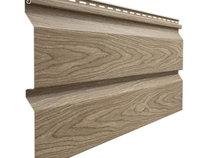 фото Сайдинг Docke Корабельный брус D5D Кедр Деке LUX под дерево