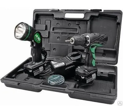 Фото №0 Аккумуляторная дрель-шуруповерт Hitachi DS14DCL-RА