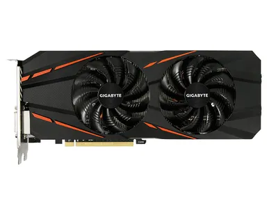 фото Видеокарта GeForce GTX1060 6144Mb Gigabyte GV-N1060G1 GAMING-6GD, 
1620/800
