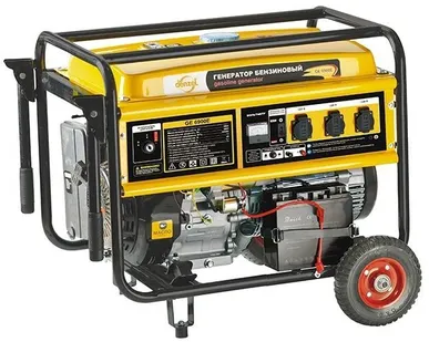 фото Генератор бензиновый GE 6900E, 5,5 кВт, 220В/50Гц, 25 л, электростартер DEN