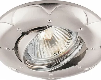 фото Светильник встраиваемый G5.3 MR16 DL6022 50W титан поворотный Feron