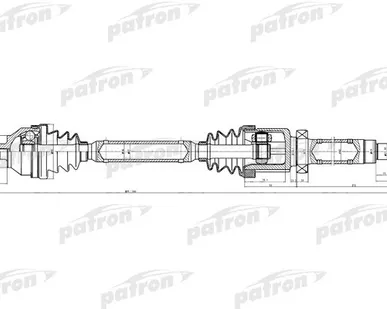 фото PDS0381 Полуось