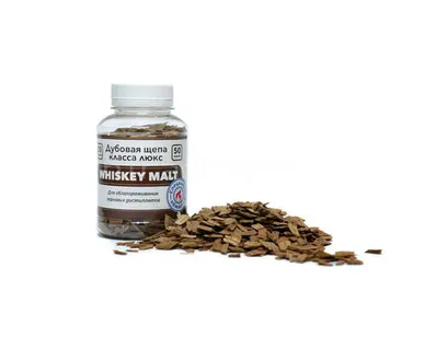 фото Щепа дубовая Whiskey Malt (Франция, специальный обжиг), 50 г