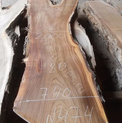 Фото №0 Слэб карагач сухой 80 мм № 474 80х820х2000