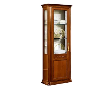 фото TORRIANI Витрина 1-дверная с зеркальной стенкой