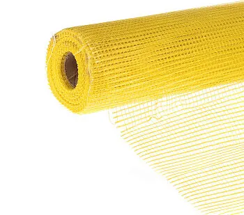 фото Сетка фасадная 1х20 м 4WALLS SMF114T, 5х5 мм, 120 г/м², желтая
