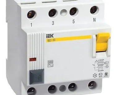 фото УЗО ВД1-63 4Р 32А 30мА ИЭК