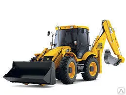 фото Снегоуборочные работы на экскаваторе-погрузчике JCB 4CX