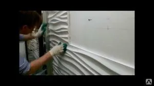 фото Монтаж 3D панелей