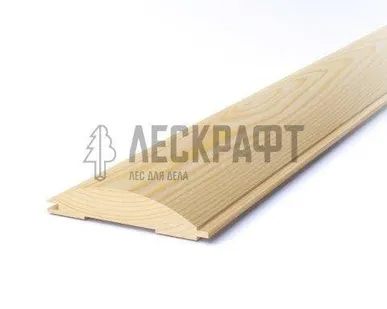 фото Блок-хаус 42 * 140 * 3000 мм сорт A ангарская сосна * (1 упак = 3 шт/ 1,26
