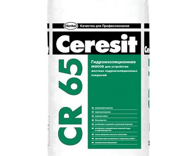 фото Гидроизоляция цементная Ceresit CR-65 25кг