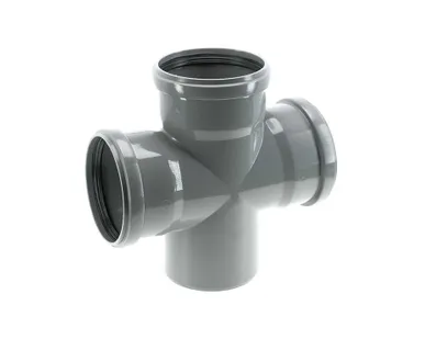 фото Крестовина одноплоскостная 110/110/110 (87°) для внутренней канализации Ostendorf