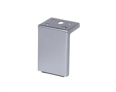 фото Опора меб. мет. WALL h120 матовый хром AKS