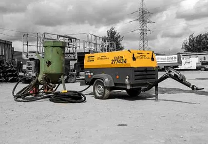 Фото №0 Аренда пескоструйного аппарата Contracor DBS-200 с компрессором