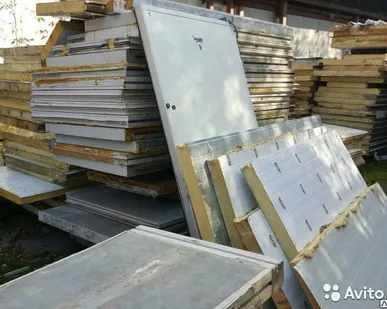 фото Сэндвич панели пенополиуретан 80мм, 2,90 м