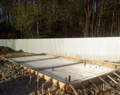 фото Возведение фундаментов