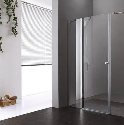 Фото №0 Душевая дверь распашная Cezares Elena 130 см текстурное стекло ELENA-B-13-3