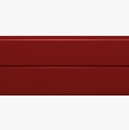 Фото №0 Сайдинг Фасадная панель «Софит» Premium, 0.5 мм RAL 3020, Алый