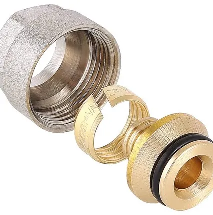 Фото №0 Евроконус с накидной гайкой VALTEC VT.4410.NVE.16 16x3/4" обжим (цанговый)