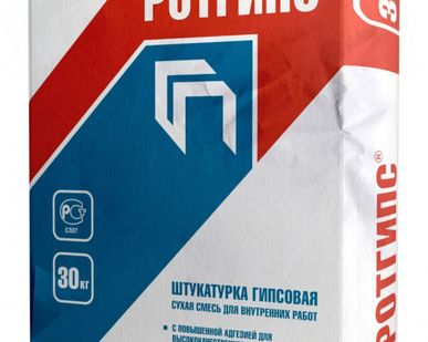 фото Штукатурка Ротгипс, 30 кг Гипсополимер