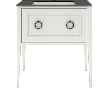 фото Тумба PLAZA Classic напольная 80 белый 1 + (1) ящики 810 PL.C.80.1+1\WHT