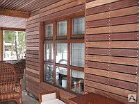 Фото №0 Фасадная доска "Планкен" прямой, сечение 20х90мм, сосна, сорт АВ.