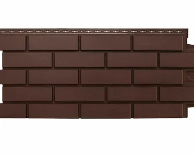 фото Панель фасадная GL Клинкерный кирпич 417х1105 мм коричневая