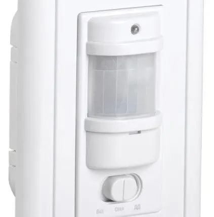 Фото №0 Детектор движения ДД 028 1200Вт угол обз. 140град. дальн. 9м IP20 бел. ИЭК LDD12-028-1200-001