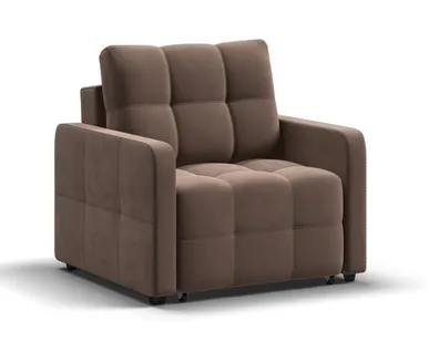 фото Кресло-кровать Денди Слим велюр Monolit мокко