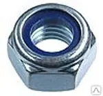 фото Гайка М14х1,5 низкая с нейлоновым кольцом кл.пр. 5.0